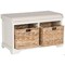 Safavieh Freddy Storage Bench- Distressed White - 19.9 X 16.1 X 33.5 In. AMH5736D - alternate 8